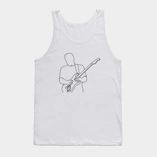 David Gilmour Minimalistic Design Tank Top